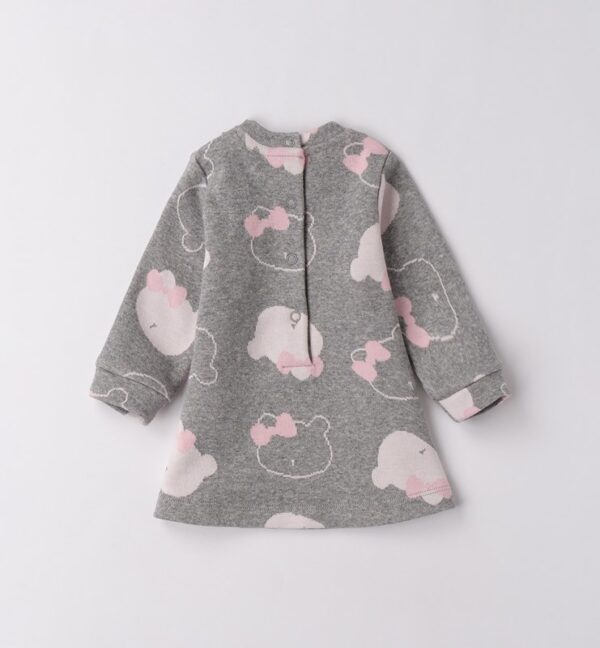 Abito maglia tagliata con manica