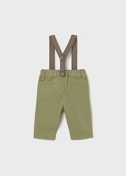 Pantalone lungo bretelle