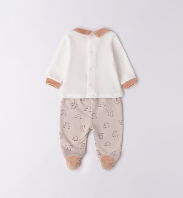 Tutina due pezzi con piede