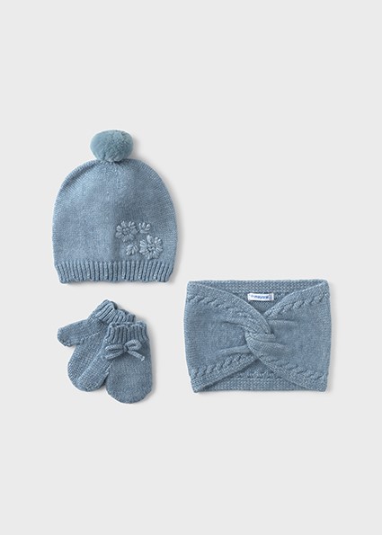 Compl.cappello mutanda muffol