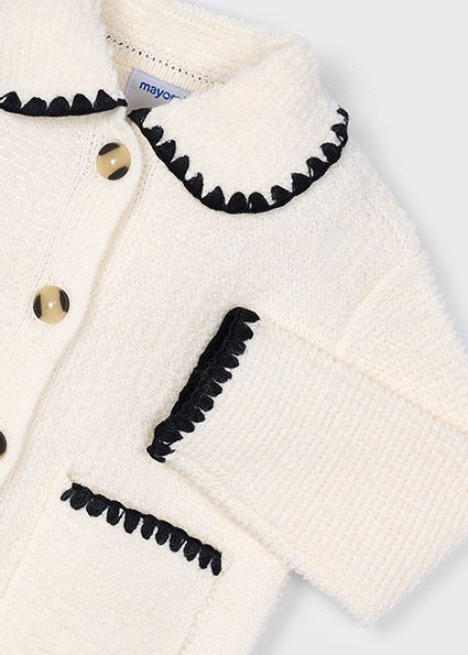 Giacca tricot boucle