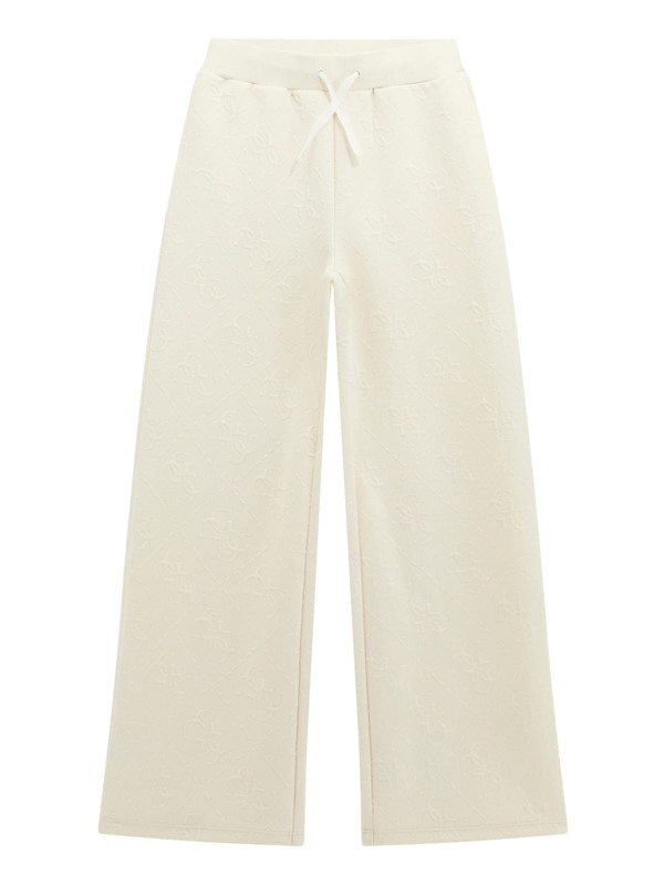 Jacquard relaxed palazzo pants