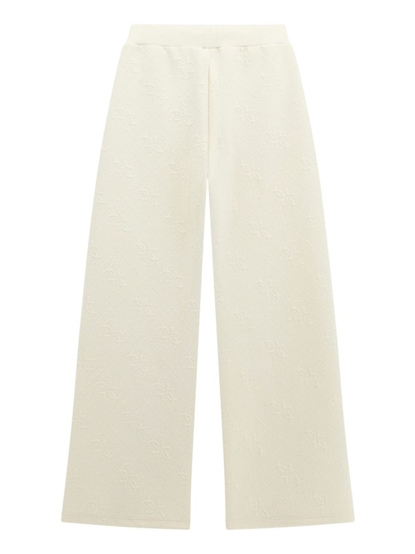 Jacquard relaxed palazzo pants