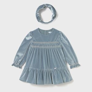 Vestito velluto fascia capell