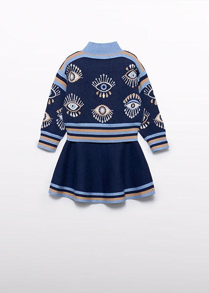 Compl. tricot gonna jacquard