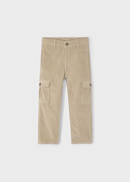 Pantalone cargo panno