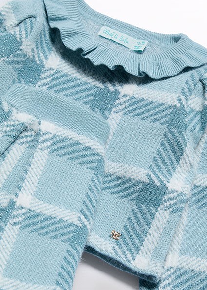 Compl. gonna tricot quadri