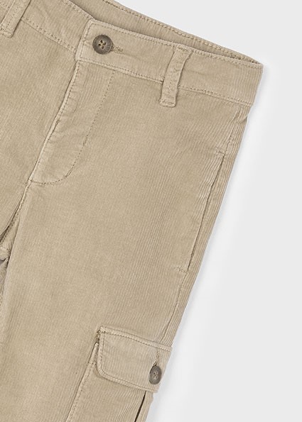 Pantalone cargo panno