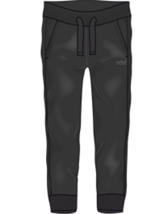 Pantalone maglia tagliata lungo