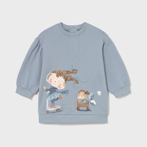 Vestito felpa grafica