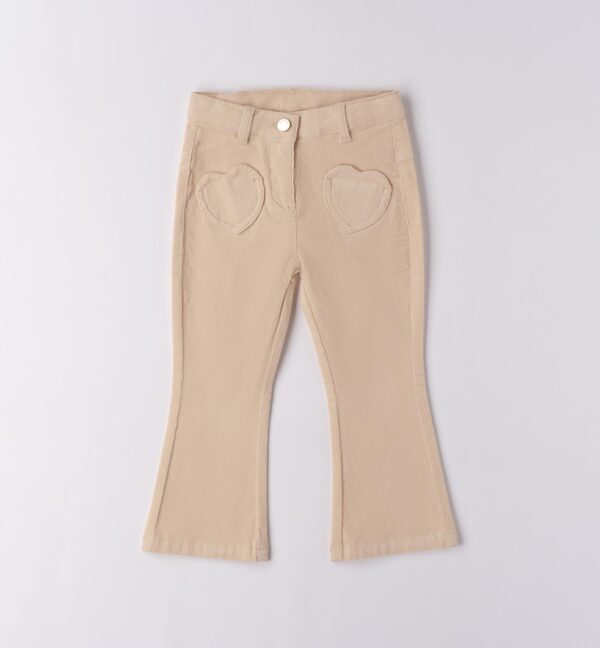 Pantalone tessuto navetta lungo