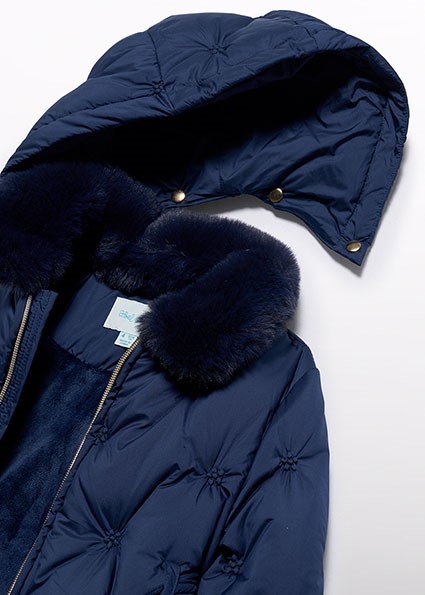 Giaccone ricamo imbottito