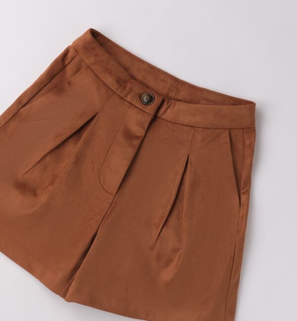 Pantalone tessuto navetta corto