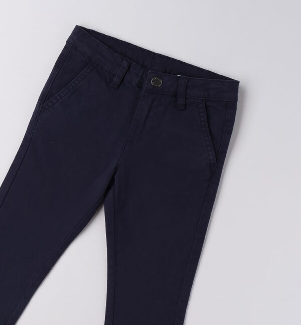 Pantalone tessuto navetta lungo