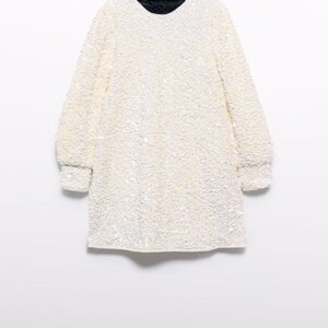 Vestito lustrini velluto