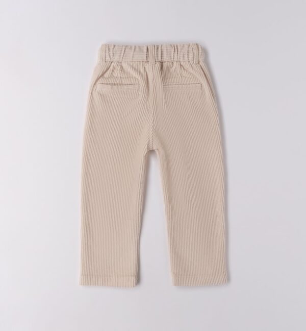 Pantalone tessuto navetta lungo