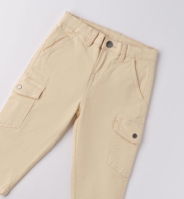 Pantalone tessuto navetta lungo