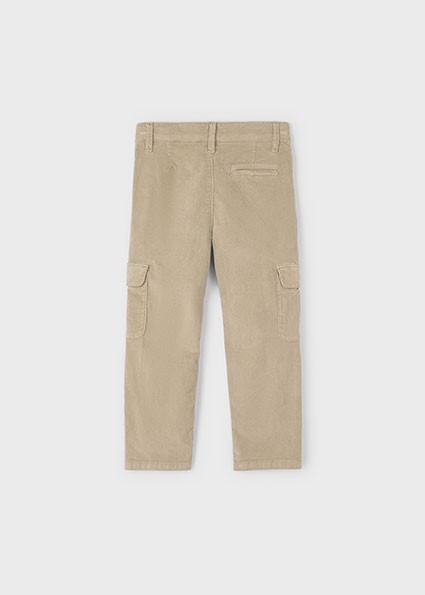 Pantalone cargo panno