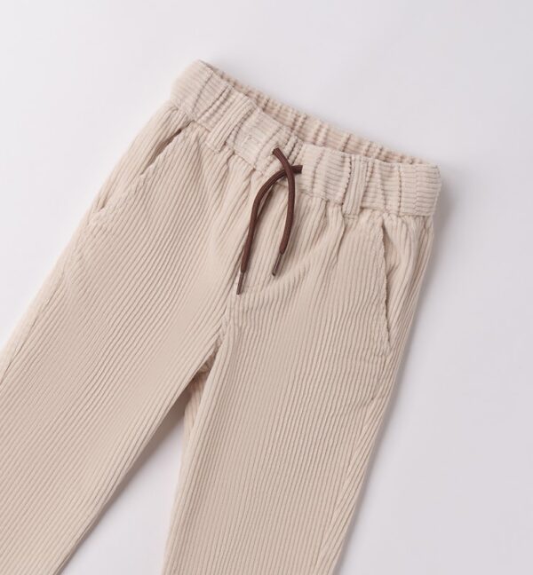 Pantalone tessuto navetta lungo