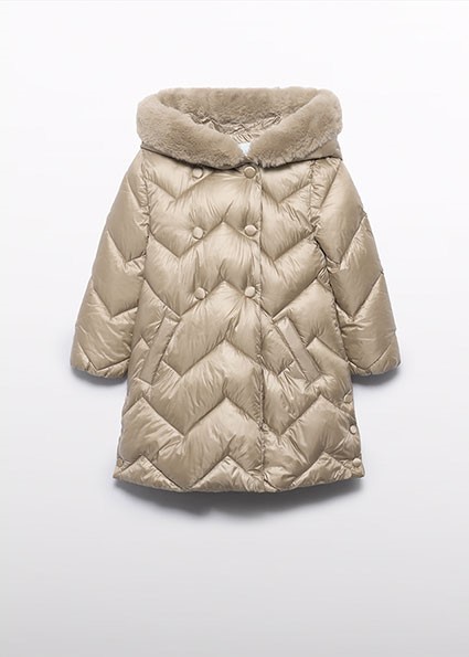 Giaccone lungo trapuntato