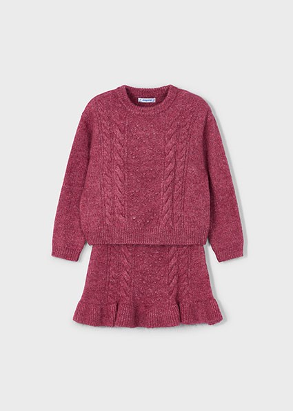 Compl. gonna tricot intreccia