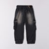 Pantalone denim lungo