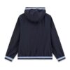 Poly hooded ls jacket w/zip