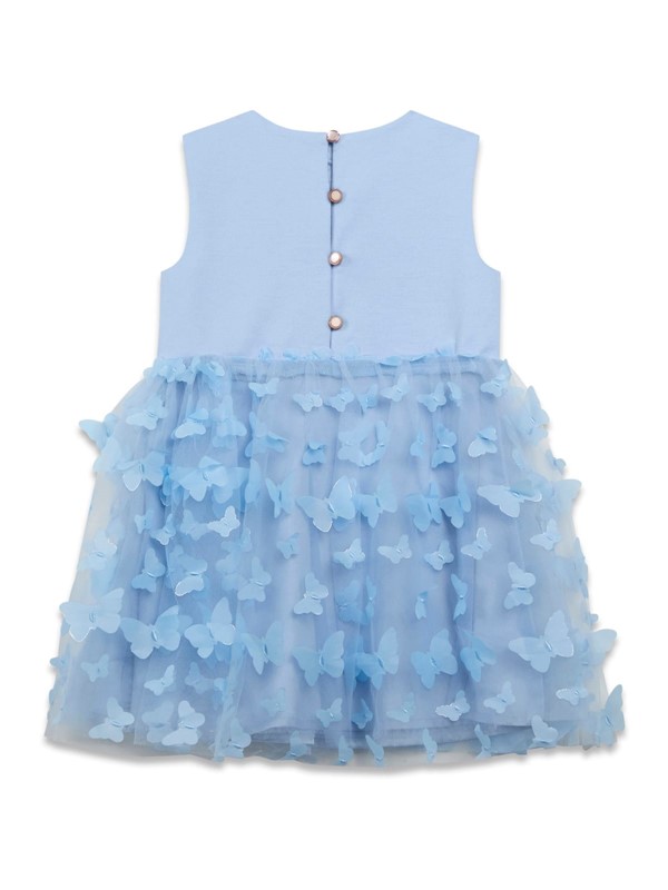 Mixed fabric sl dress_ceremony