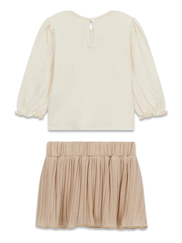 Set ls t-shirt+knit skirt_cere