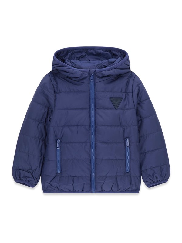 Hooded ls padded puffer w/zip