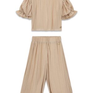 Set ss top+palazzo pants_cere