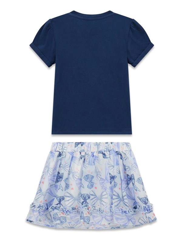 Set ss t-shirt + chiffon skirt