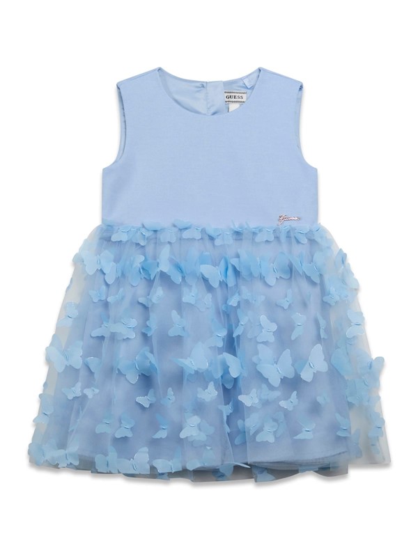 Mixed fabric sl dress_ceremony