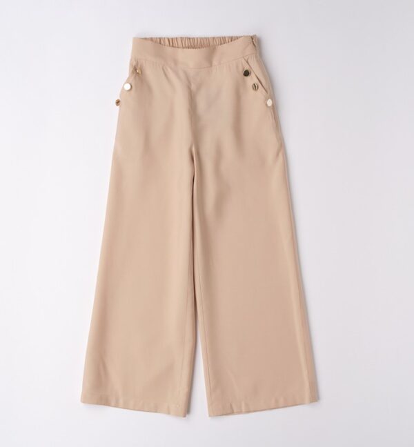 Pantalone tessuto navetta lungo