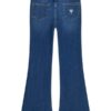 Stretch denim flare fit pants