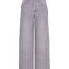 Palazzo grey str denim pants