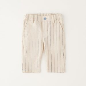 Pantalone tessuto navetta lungo