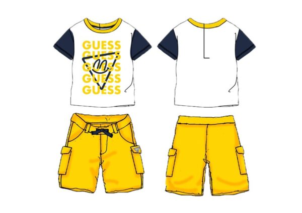 Set ss t-shirt + cargo  shorts