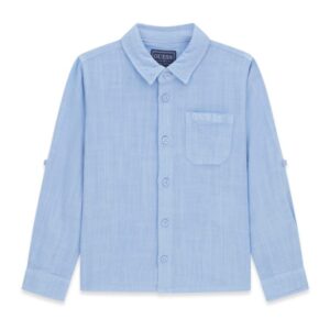 Viscose linen adj. ls shirt
