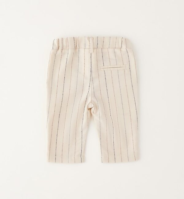 Pantalone tessuto navetta lungo