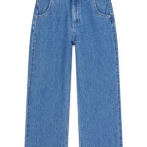 Oversize rgd dnm pants w/laser