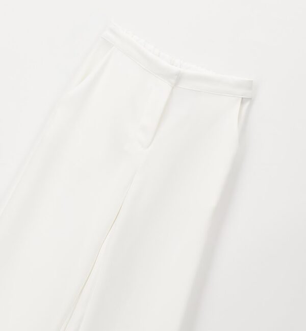 Pantalone tessuto navetta lungo