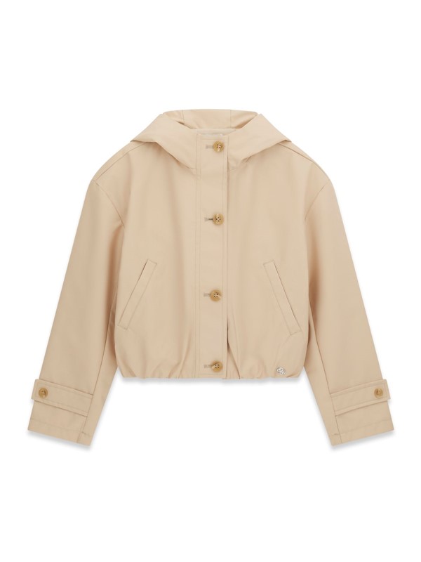 Oversize twill ls windbreaker