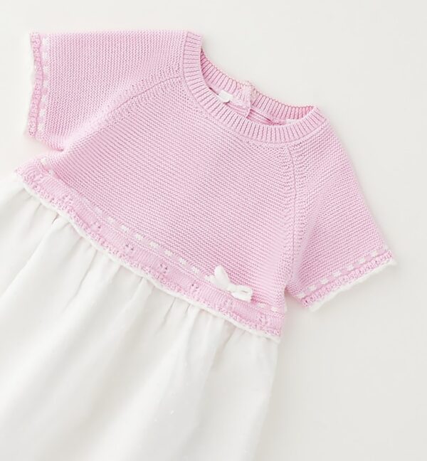 Abito tricot con manica