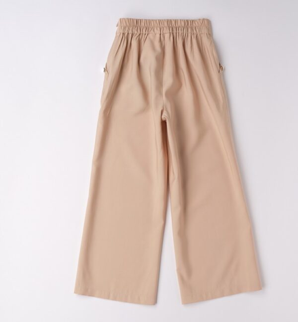 Pantalone tessuto navetta lungo