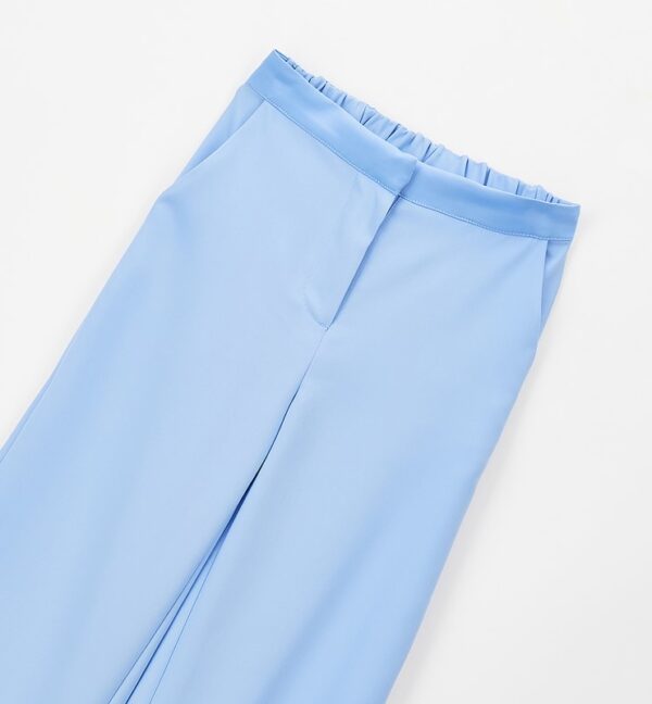 Pantalone tessuto navetta lungo