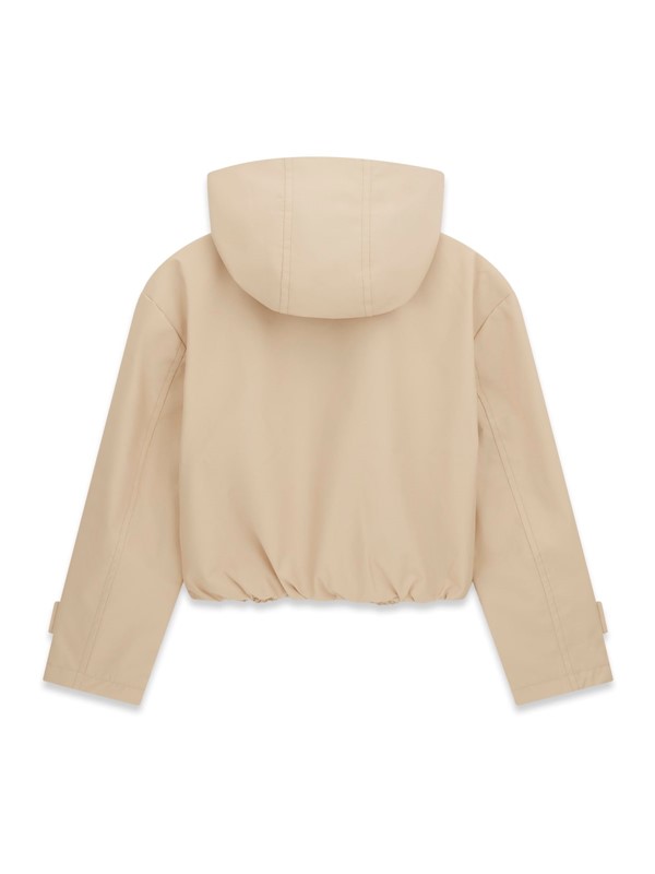 Oversize twill ls windbreaker