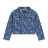 Comfort denim jacket w/4g lase