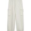 Poly peach regular cargo pants