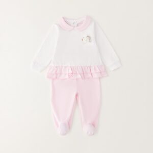 Tutina due pezzi con piede